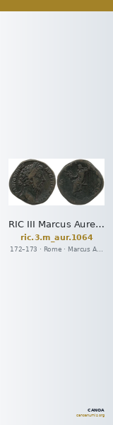 RIC III Marcus Aurelius 1064 — CANOA