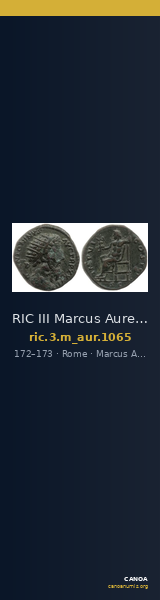 RIC III Marcus Aurelius 1065 — CANOA