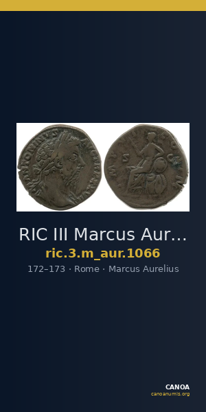 RIC III Marcus Aurelius 1066 — CANOA