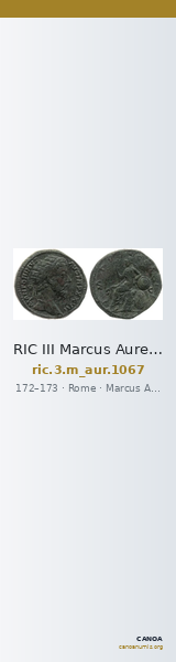 RIC III Marcus Aurelius 1067 — CANOA