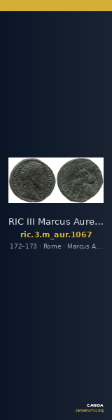 RIC III Marcus Aurelius 1067 — CANOA
