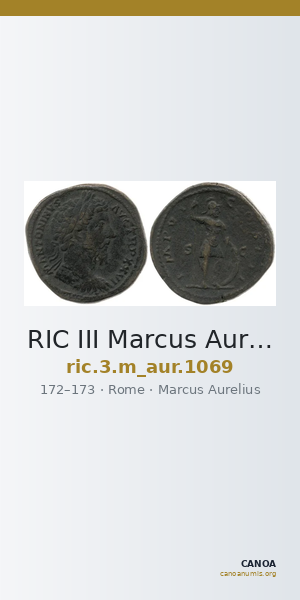 RIC III Marcus Aurelius 1069 — CANOA