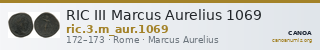 RIC III Marcus Aurelius 1069 — CANOA