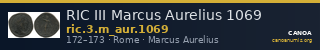 RIC III Marcus Aurelius 1069 — CANOA