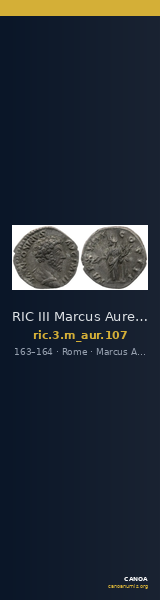 RIC III Marcus Aurelius 107 — CANOA