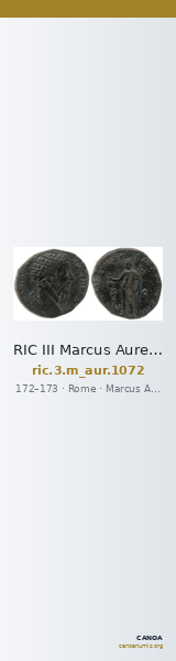 RIC III Marcus Aurelius 1072 — CANOA