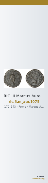 RIC III Marcus Aurelius 1075 — CANOA