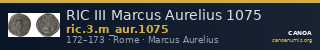 RIC III Marcus Aurelius 1075 — CANOA