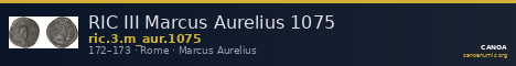 RIC III Marcus Aurelius 1075 — CANOA