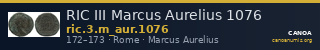 RIC III Marcus Aurelius 1076 — CANOA