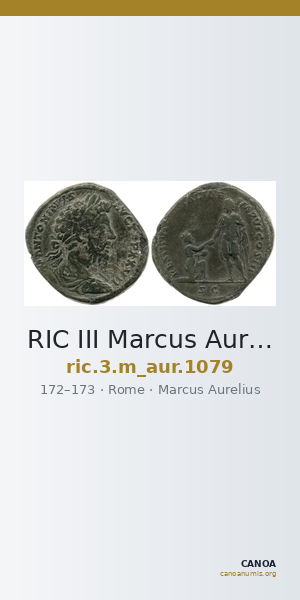 RIC III Marcus Aurelius 1079 — CANOA