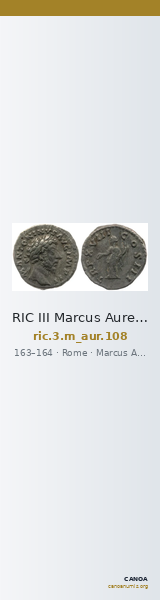 RIC III Marcus Aurelius 108 — CANOA