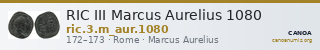 RIC III Marcus Aurelius 1080 — CANOA