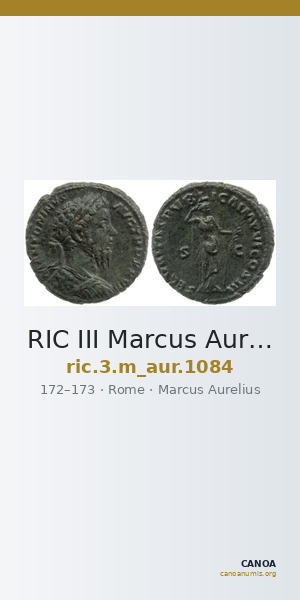 RIC III Marcus Aurelius 1084 — CANOA