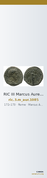 RIC III Marcus Aurelius 1085 — CANOA