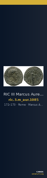 RIC III Marcus Aurelius 1085 — CANOA