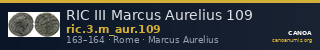 RIC III Marcus Aurelius 109 — CANOA