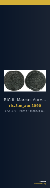 RIC III Marcus Aurelius 1090 — CANOA
