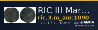 RIC III Marcus Aurelius 1090 — CANOA