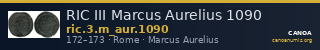 RIC III Marcus Aurelius 1090 — CANOA
