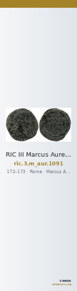 RIC III Marcus Aurelius 1091 — CANOA