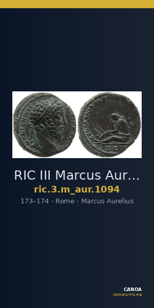 RIC III Marcus Aurelius 1094 — CANOA