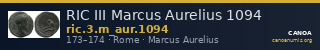 RIC III Marcus Aurelius 1094 — CANOA