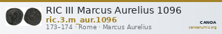 RIC III Marcus Aurelius 1096 — CANOA