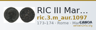 RIC III Marcus Aurelius 1097 — CANOA