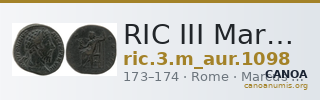 RIC III Marcus Aurelius 1098 — CANOA
