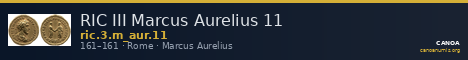 RIC III Marcus Aurelius 11 — CANOA
