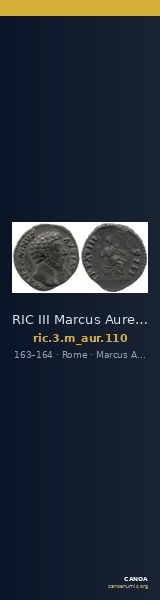 RIC III Marcus Aurelius 110 — CANOA