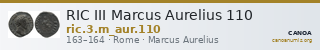 RIC III Marcus Aurelius 110 — CANOA