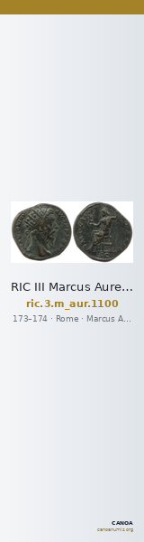 RIC III Marcus Aurelius 1100 — CANOA