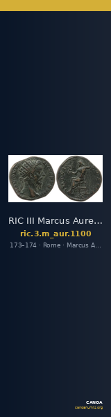 RIC III Marcus Aurelius 1100 — CANOA