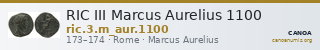 RIC III Marcus Aurelius 1100 — CANOA