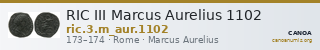 RIC III Marcus Aurelius 1102 — CANOA