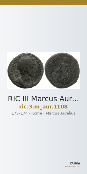 RIC III Marcus Aurelius 1108 — CANOA