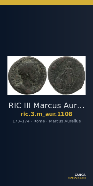 RIC III Marcus Aurelius 1108 — CANOA