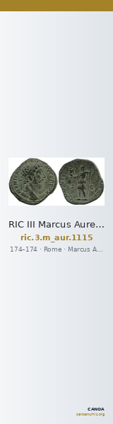 RIC III Marcus Aurelius 1115 — CANOA