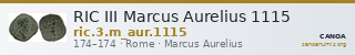 RIC III Marcus Aurelius 1115 — CANOA