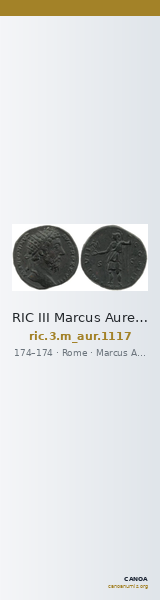 RIC III Marcus Aurelius 1117 — CANOA