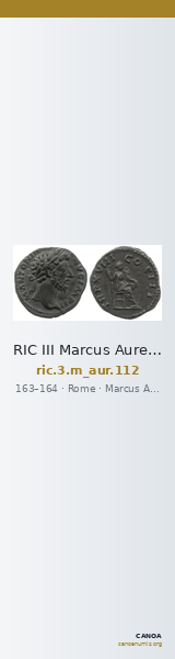 RIC III Marcus Aurelius 112 — CANOA