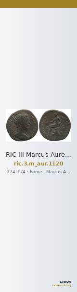 RIC III Marcus Aurelius 1120 — CANOA
