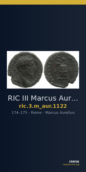 RIC III Marcus Aurelius 1122 — CANOA