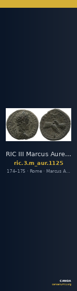 RIC III Marcus Aurelius 1125 — CANOA