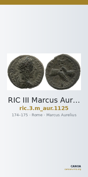 RIC III Marcus Aurelius 1125 — CANOA