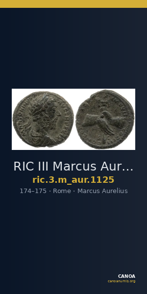RIC III Marcus Aurelius 1125 — CANOA