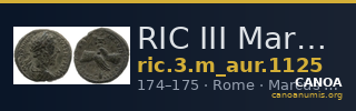 RIC III Marcus Aurelius 1125 — CANOA