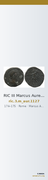 RIC III Marcus Aurelius 1127 — CANOA